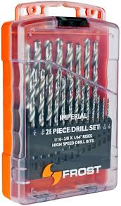 IMPERIAL DRILL SET 1/16 - 3/8 x 1/64