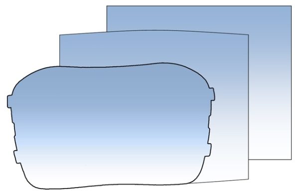 FUTURA SAFETY SPECS SMOKE LENS