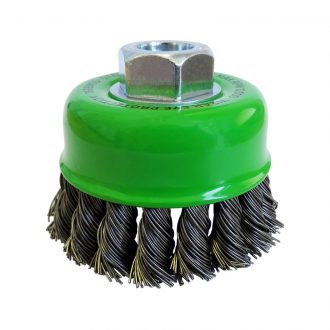 75x1Rx30G TWIST CUP BRUSH WHEEL - 10 X 1.5 MOUNT