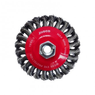 75x1Rx30G TWIST CUP BRUSH WHEEL - 10 X 1.5 MOUNT