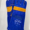 MAXISAFE BLUE KEVLAR WELDERS GAUNTLETS