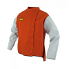 WAKATAC PROBAN WELDERS JACKET C/LEATHER SLEEVE- M