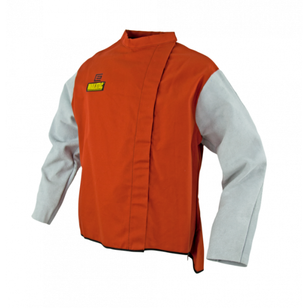 WAKATAC PROBAN WELDERS JACKET C/LEATHER SLEEVE -XL