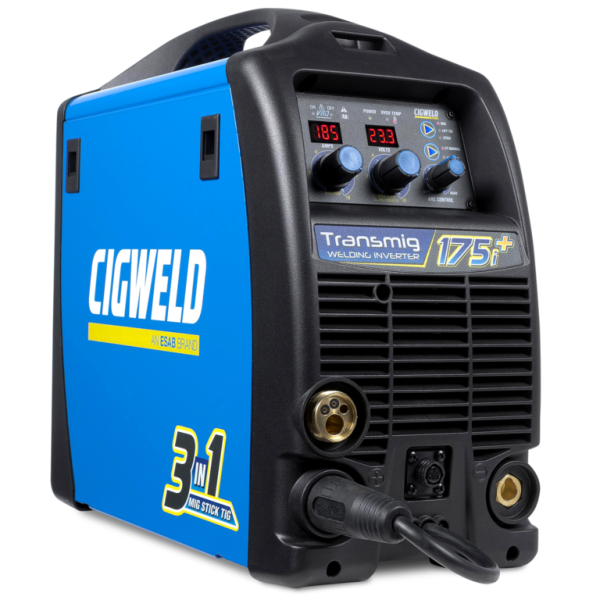 CIGWELD - Transmig 175i+ Plant, 10-185A, MIG, TIG, Stick, 240V/15A