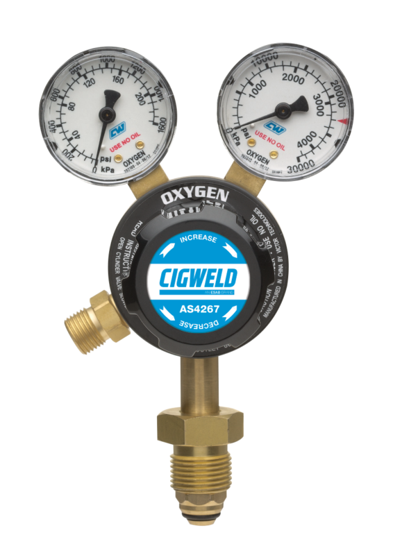 CIGWELD - CutSkill Oxygen 1000KPA 2 Gauge VI AS4267