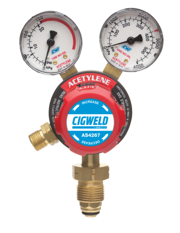 CIGWELD - CutSkill Acetylene 800KPA 2 Gauge VI AS4267