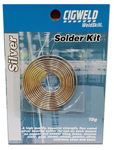 CIGWELD - Comweld 965 Solder 1.6mm, 15g Acid Cored = 1 Each