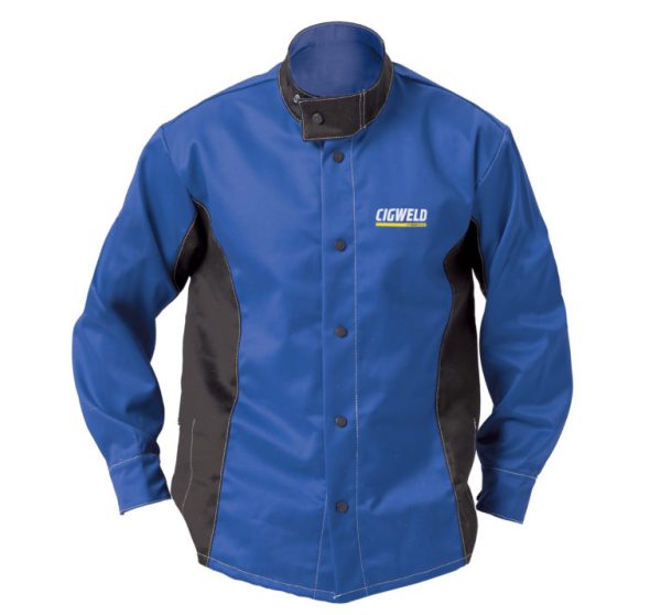 CIGWELD - CIGWELD Welding jacket Blue/Black MEDIUM