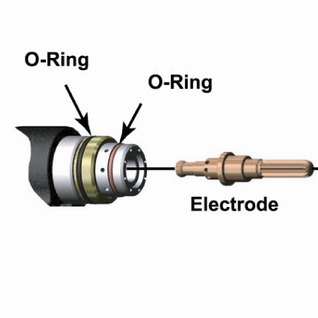 CIGWELD - O-Ring Torch Head (small) 1Torch SL60/SL100