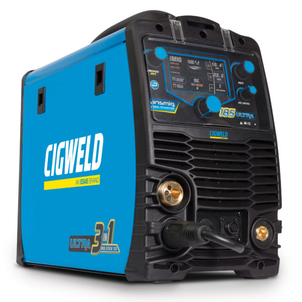 CIGWELD - Transmig 185 ULTRA w LCD, 10-185A, MIG, TIG, Stick, 240V/10A