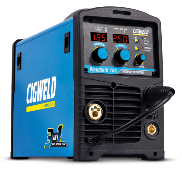 CIGWELD - WeldSkill 185 Inverter, MIG, TIG, Stick, 240v/10A