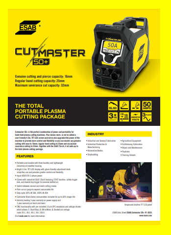 ESAB CUTMASTER 50+