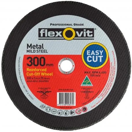 Flexovit Cut-of Wheel 300 x 3.4 x 25.4 mm